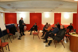 Sala partecipanti al primo incontro